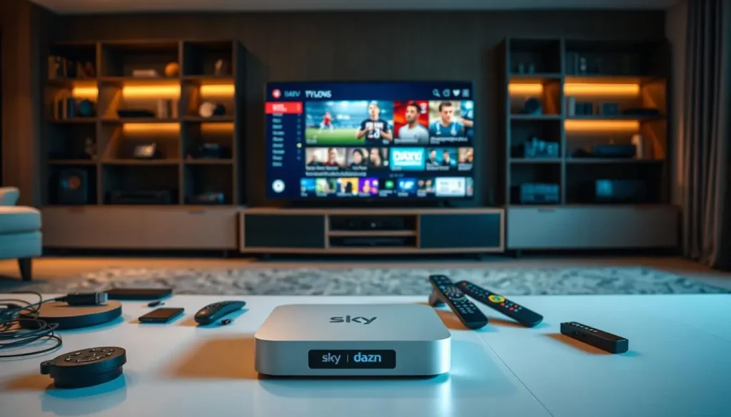 iptv mit sky und dazn